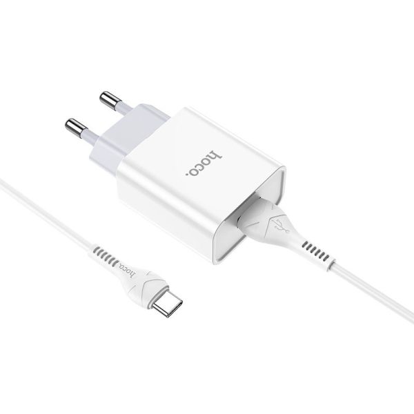 Зарядний пристрій HOCO C81A (1USB/2.1A) + Type-C - Зображення 5