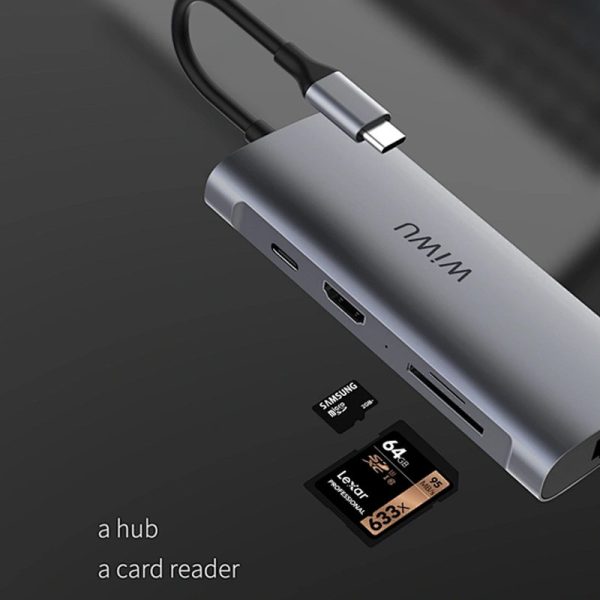 Перехідник HUB WIWU Alpha 831HRT - Зображення 3