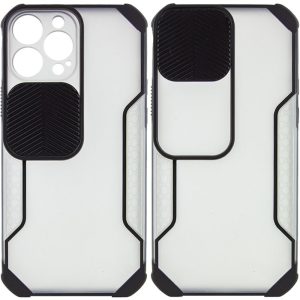 Чохол для iPhone 13 Pro Чорний Camshield Матовий Ease TPU зі шторкою