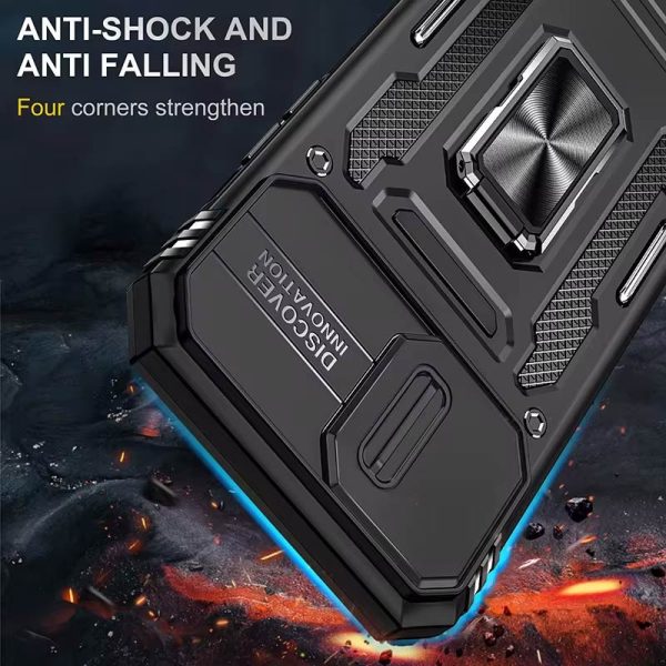 Ударостійкий чохол для Apple iPhone 13 Pro Чорний Camshield Army Ring - Зображення 2