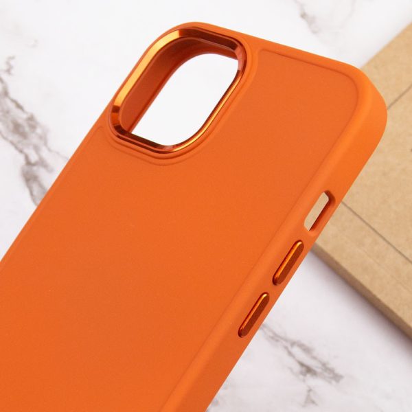 Чохол для iPhone 12 Pro Max Помаранчевий Bonbon Metal Style - Зображення 5