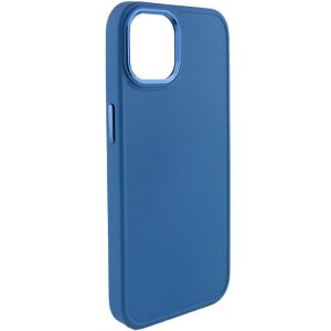 Чохол для iPhone 12 Pro Max Синій Bonbon Metal Style
