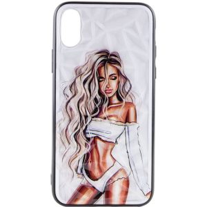 Чохол для iPhone XR Білий Prisma Ladies