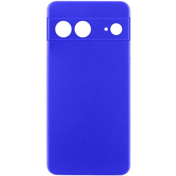 Чохол для Google Pixel 7 Синій Silicone Cover Lakshmi Full Camera