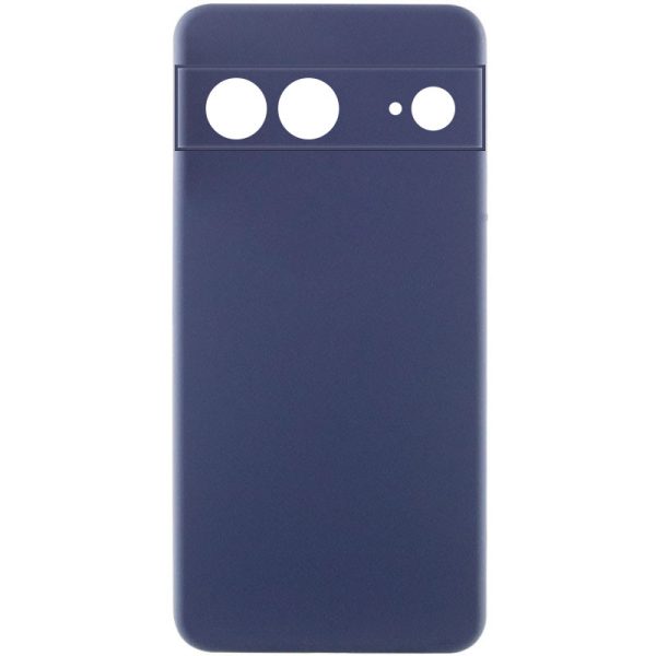 Чохол для Google Pixel 7 Синій Silicone Cover Lakshmi Full Camera