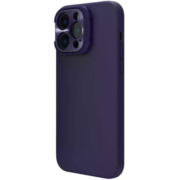 Чохол для iPhone 14 Pro Фіолетовий Silicone Nillkin LensWing Magnetic - Зображення 2