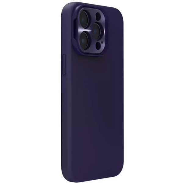 Чохол для iPhone 14 Pro Фіолетовий Silicone Nillkin LensWing Magnetic - Зображення 3