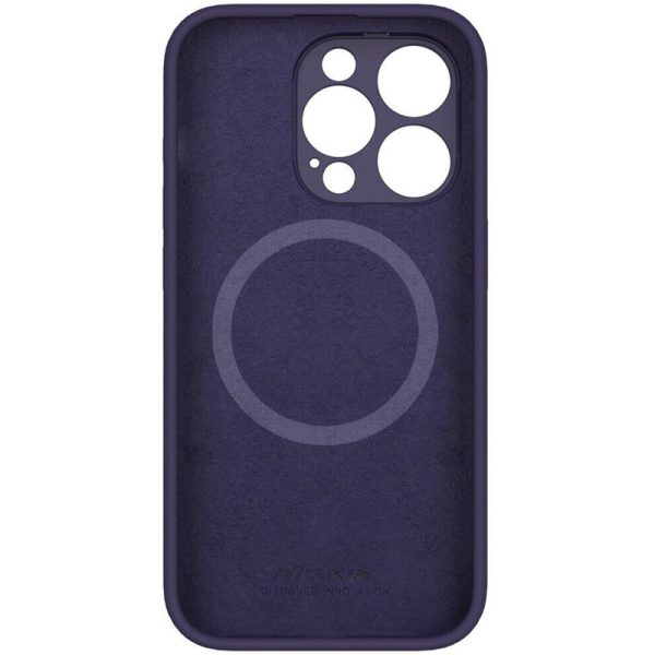 Чохол для iPhone 14 Pro Фіолетовий Silicone Nillkin LensWing Magnetic - Зображення 5