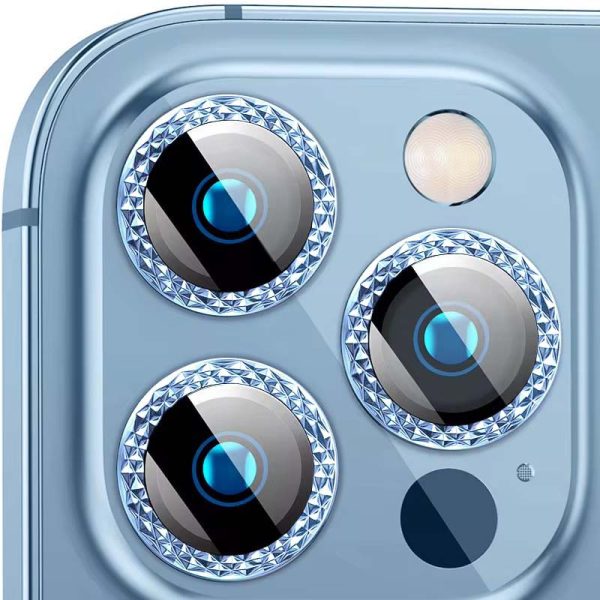 Захисне скло для iPhone 13 Pro / 13 Pro Max Metal Shine на камеру - Зображення 2