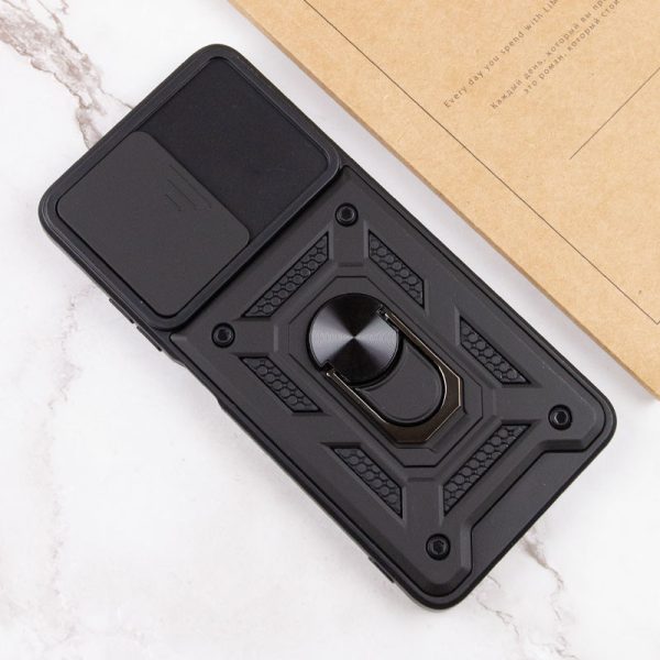Ударостійкий чохол для Samsung Galaxy A03s Чорний Camshield Serge Ring - Зображення 8