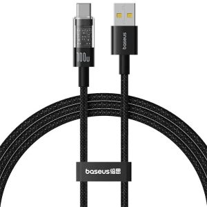 Дата кабель Baseus Gem Fast Charging USB to Type-C 100W (1m) (P10373002211)