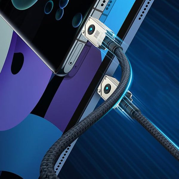 Дата кабель Baseus Unbreakable Series Fast Charging Type-C to Type-C 100W 1m (P10355800111-0) - Зображення 3