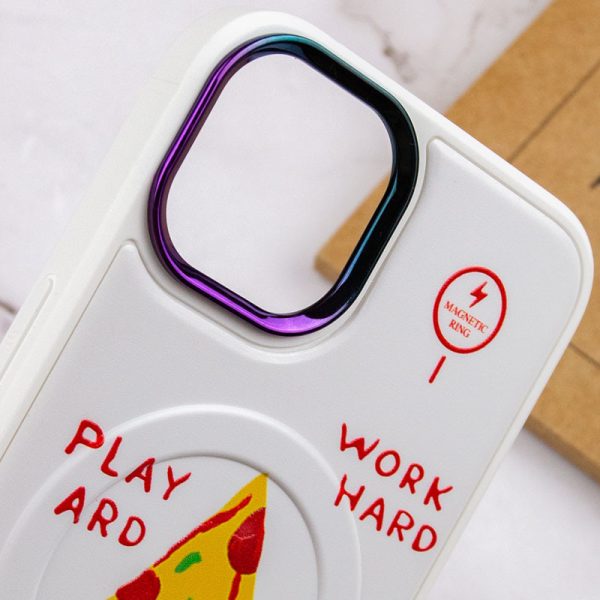 Чохол для iPhone 12 Pro Max Pizza Funny pictures with MagSafe - Зображення 5