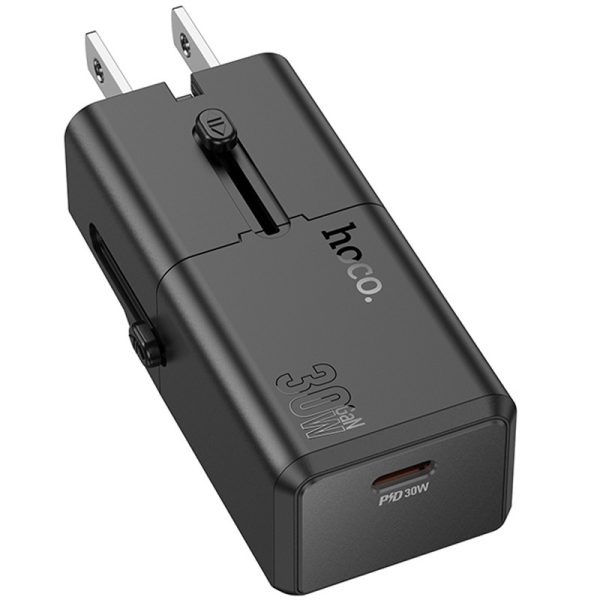 Зарядний пристрій Hoco AC25 Mini PD30W (1USB-C) universal travel charger - Зображення 3