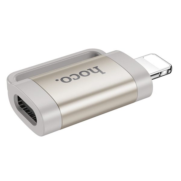 Перехідник Hoco UA31B OTG Lightning male to Type-C female - Зображення 3
