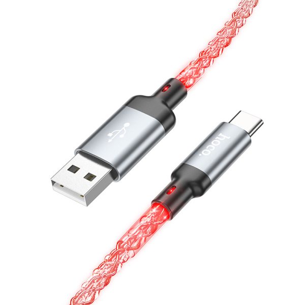 Дата кабель Hoco U112 Shine 2.4A USB to Type-C (1m) - Зображення 2
