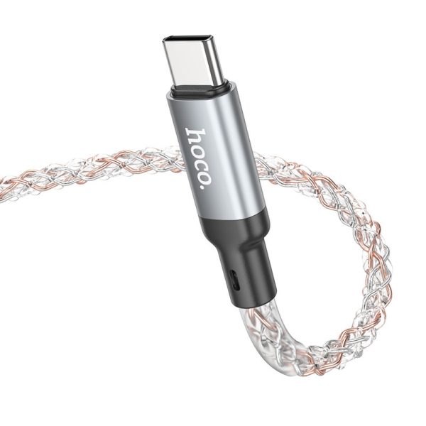Дата кабель Hoco U112 Shine 2.4A USB to Type-C (1m) - Зображення 5