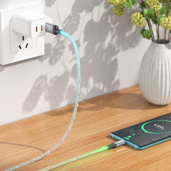 Дата кабель Hoco U112 Shine 2.4A USB to Type-C (1m) - Зображення 8