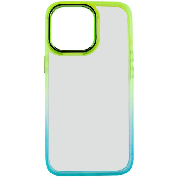 Чохол для iPhone 14 Pro Max Бірюзовий TPU+PC Fresh sip series - Зображення 2