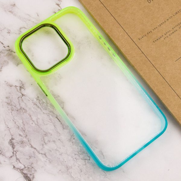 Чохол для iPhone 14 Pro Max Бірюзовий TPU+PC Fresh sip series - Зображення 3