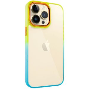 Чохол для iPhone 14 Pro Max Бірюзовий TPU+PC Fresh sip series