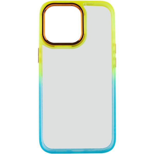 Чохол для iPhone 14 Pro Max Бірюзовий TPU+PC Fresh sip series - Зображення 2