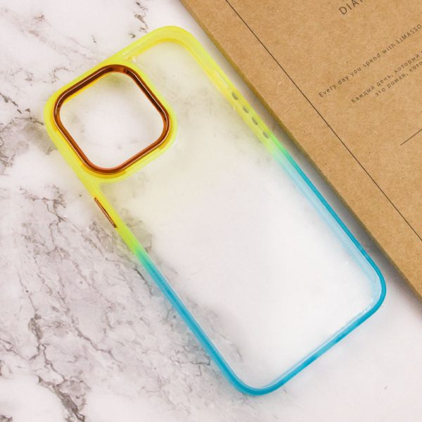 Чохол для iPhone 14 Pro Max Бірюзовий TPU+PC Fresh sip series - Зображення 3