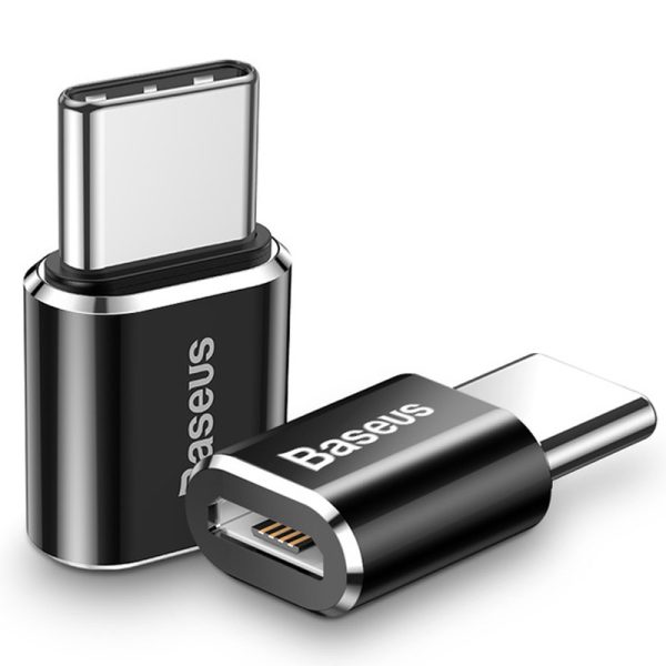 Перехідник microUSB to Type-C Baseus (CAMOTG)