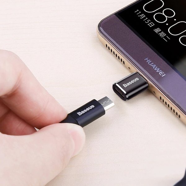 Перехідник microUSB to Type-C Baseus (CAMOTG) - Зображення 3