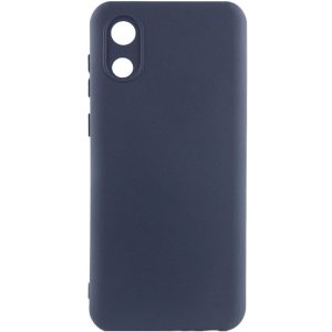 Чохол для Samsung Galaxy A03 Core Синій Silicone Cover Lakshmi Full Camera (A)