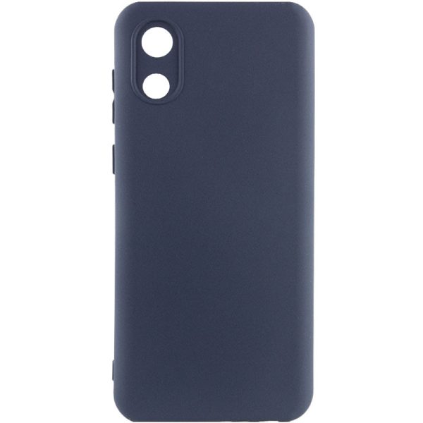 Чохол для Samsung Galaxy A03 Core Синій Silicone Cover Lakshmi Full Camera (A)