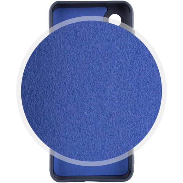 Чохол для Samsung Galaxy A03 Core Синій Silicone Cover Lakshmi Full Camera (A) - Зображення 3