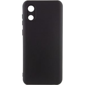 Чохол для Samsung Galaxy A03 Core Чорний Silicone Cover Lakshmi Full Camera (A)