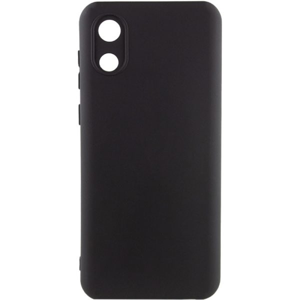 Чохол для Samsung Galaxy A03 Core Чорний Silicone Cover Lakshmi Full Camera (A)