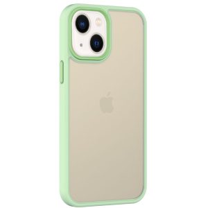 Чохол для iPhone 13 Салатовий Metal Buttons