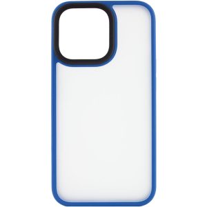 Чохол для iPhone 13 Pro Блакитний Metal Buttons
