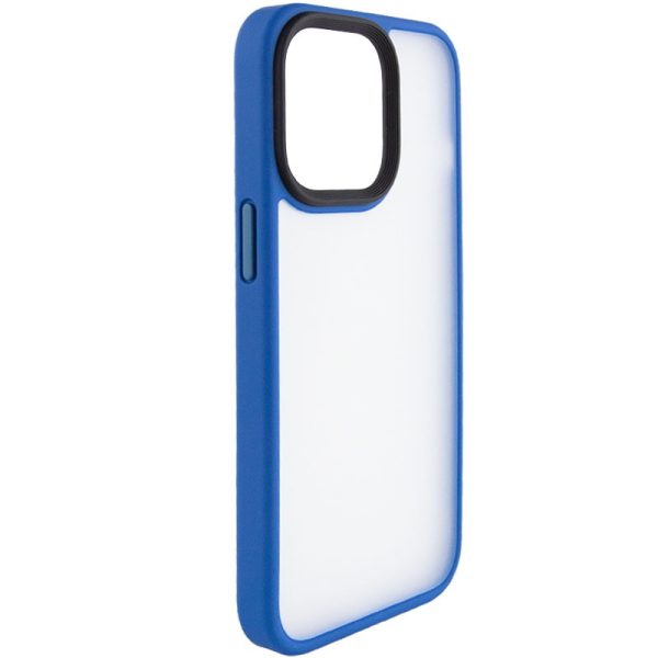 Чохол для iPhone 13 Pro Блакитний Metal Buttons - Зображення 3