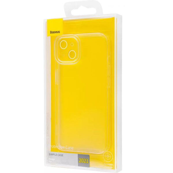 Чохол для iPhone 14 Прозорий TPU Baseus Simple - Зображення 2