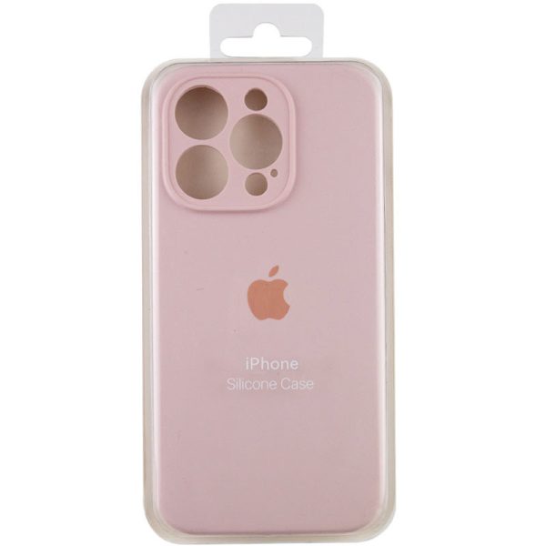 Чохол для iPhone 13 Pro Рожевий Silicone Case Full Camera Protective - Зображення 7