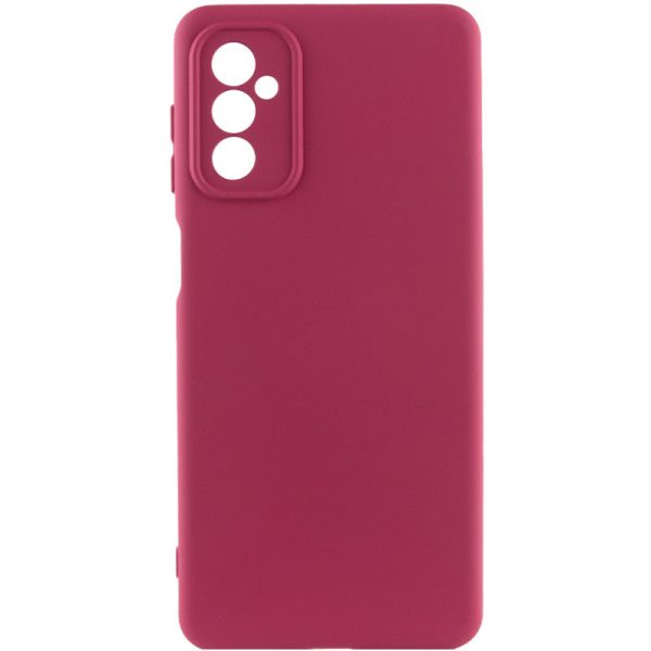 Чохол для Samsung Galaxy A14 4G/5G Бордовий Silicone Cover Lakshmi Full Camera