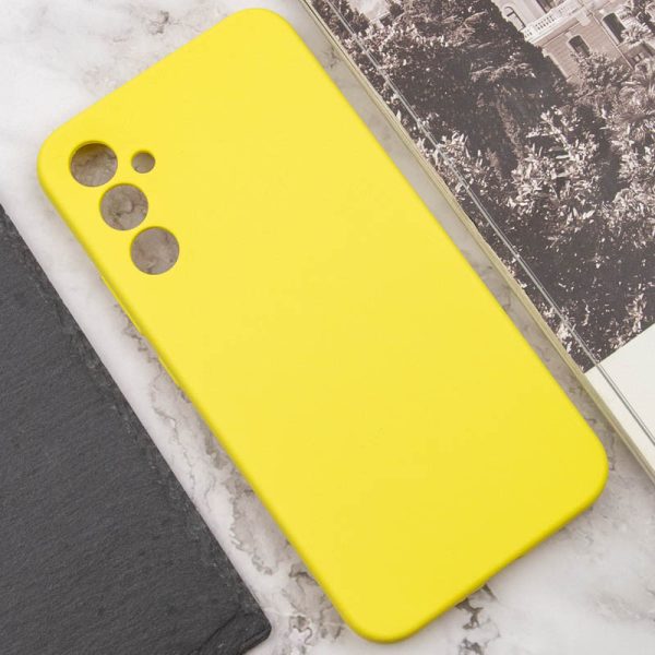 Чохол для Samsung Galaxy A34 5G Жовтий Silicone Cover Lakshmi Full Camera - Зображення 5