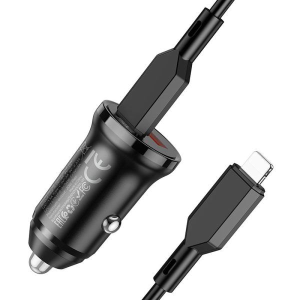 АЗП Borofone BZ18A PD20W+QC3.0 + Type-C to Lightning - Зображення 2