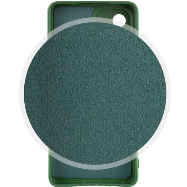 Чохол для Samsung Galaxy A34 5G Зелений Silicone Cover Lakshmi Full Camera - Зображення 3