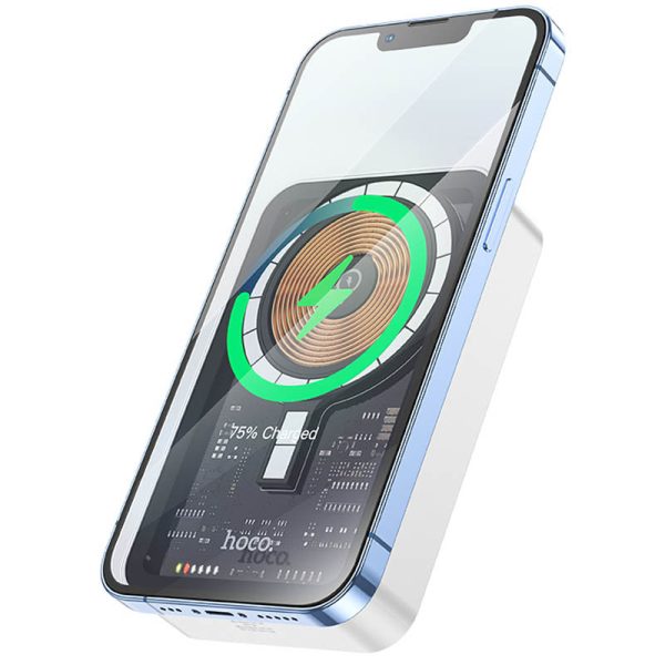 Павербанк Power Bank Hoco Q10A Transparent PD20W з БЗП 10000 mAh - Зображення 2