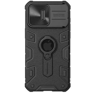 Чохол для iPhone 15 Pro Max Чорний Nillkin CamShield Armor (шторка на камеру)