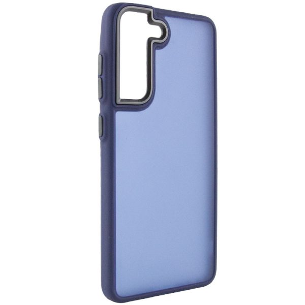 Чохол для Samsung Galaxy S22 Синій TPU+PC Lyon Frosted