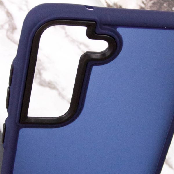 Чохол для Samsung Galaxy S22 Синій TPU+PC Lyon Frosted - Зображення 5