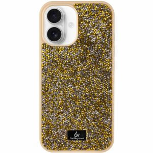 Чохол для iPhone 16 Золотий Bling World Rock Diamond