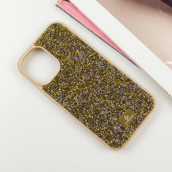 Чохол для iPhone 16 Золотий Bling World Rock Diamond - Зображення 2