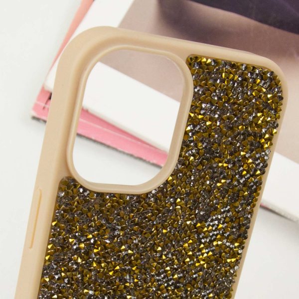 Чохол для iPhone 16 Золотий Bling World Rock Diamond - Зображення 4